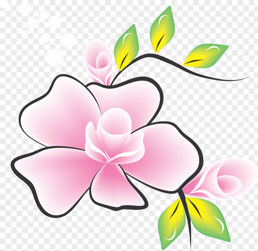 Nail Floral Design Flower Image Drawing PNG
