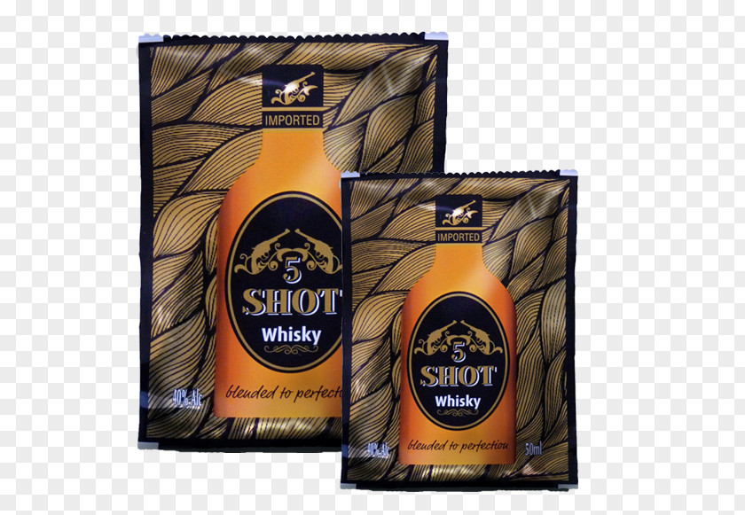Sachet Liqueur Beer Bottle Whiskey Label PNG