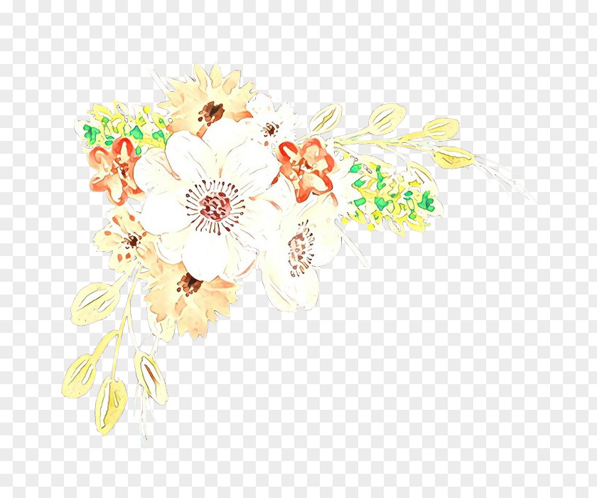 Wildflower Plant Watercolor Floral Background PNG