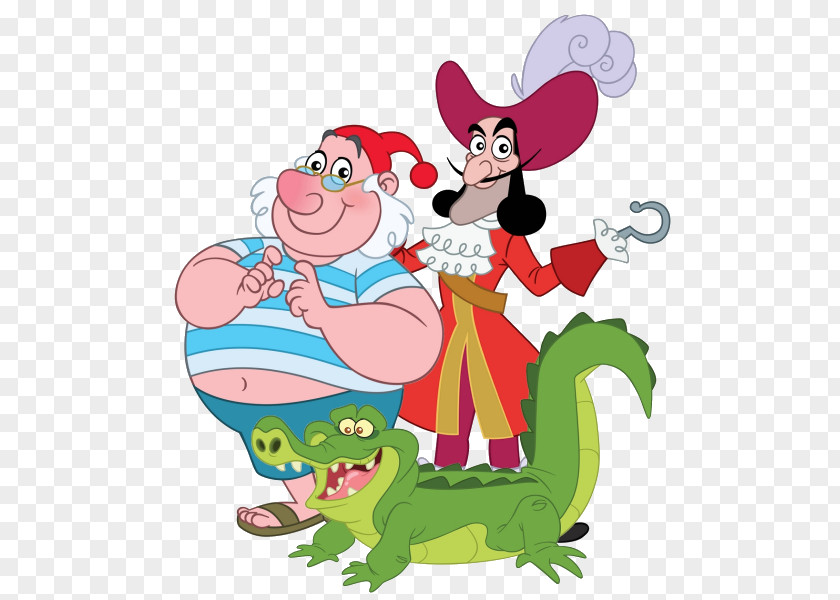 Captain Hook Smee Peeter Paan Neverland Character PNG