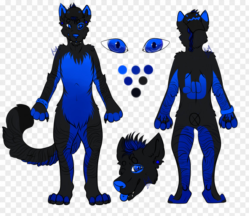 Cat Cobalt Blue Demon Clip Art PNG