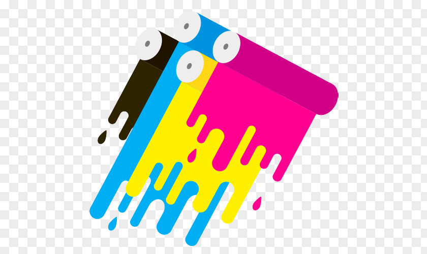 Design CMYK Color Model Printing Logo PNG