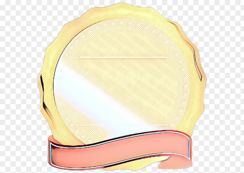 Peach Shoe Yellow Background PNG