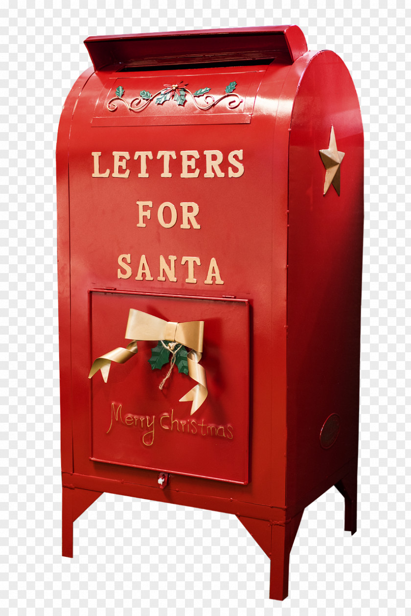 Santa Claus North Pole Letter Box Christmas Mail PNG