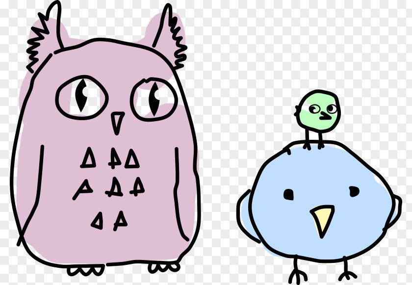 Birds Bird Owl Cartoon Drawing Clip Art PNG