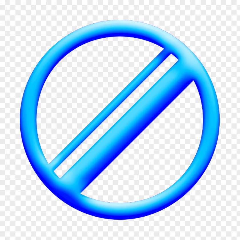 Electric Blue Symbol Cancel Icon Delete Error PNG