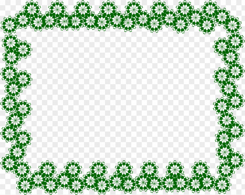 Green Border Frame Transparent Animation Clip Art PNG