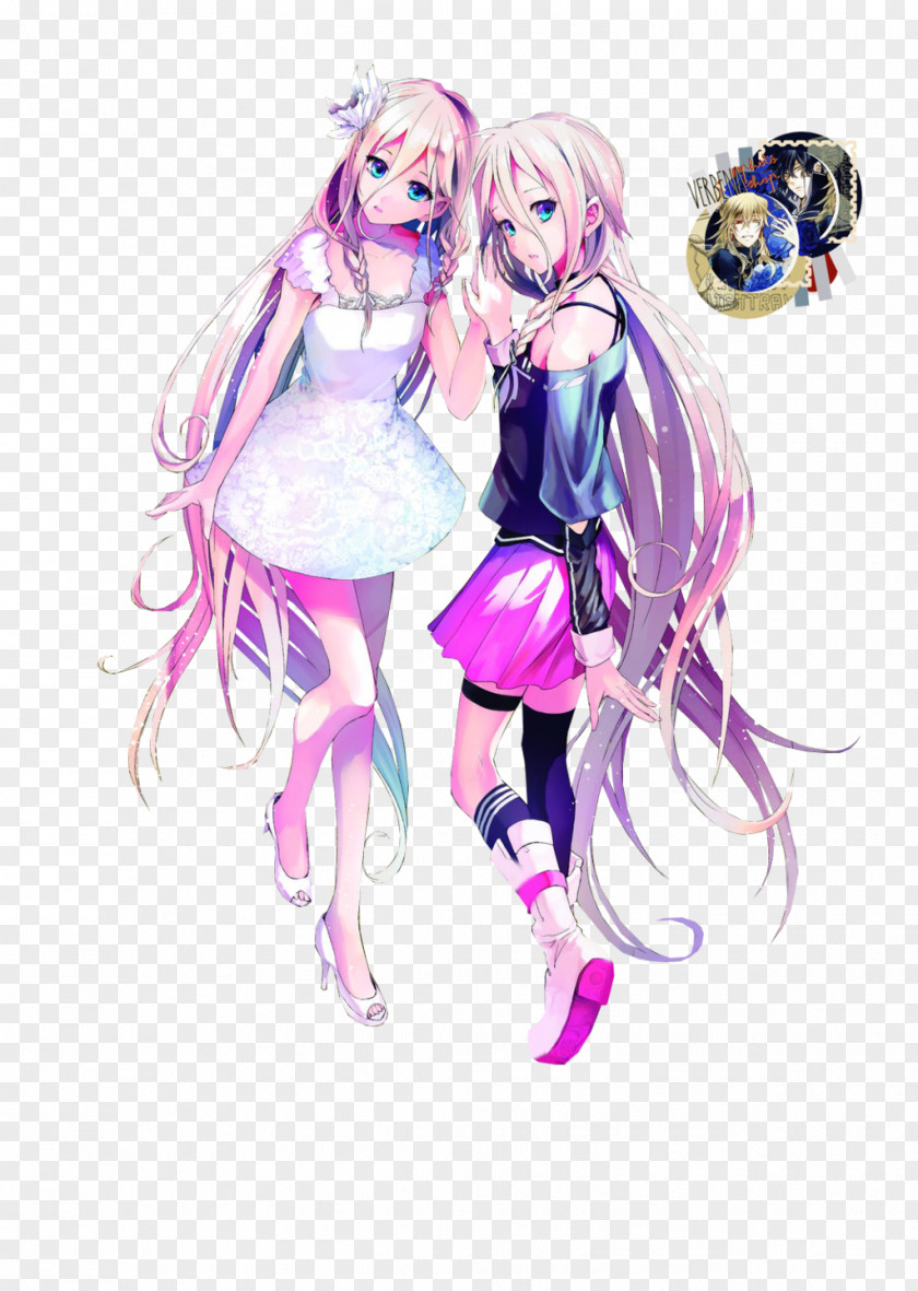 Hatsune Miku Desktop Wallpaper Vocaloid IA/VT Colorful PNG