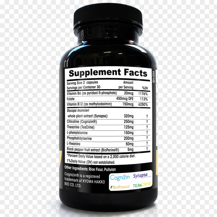 Health Dietary Supplement Nootropic Citicoline Cognition Alpha-GPC PNG