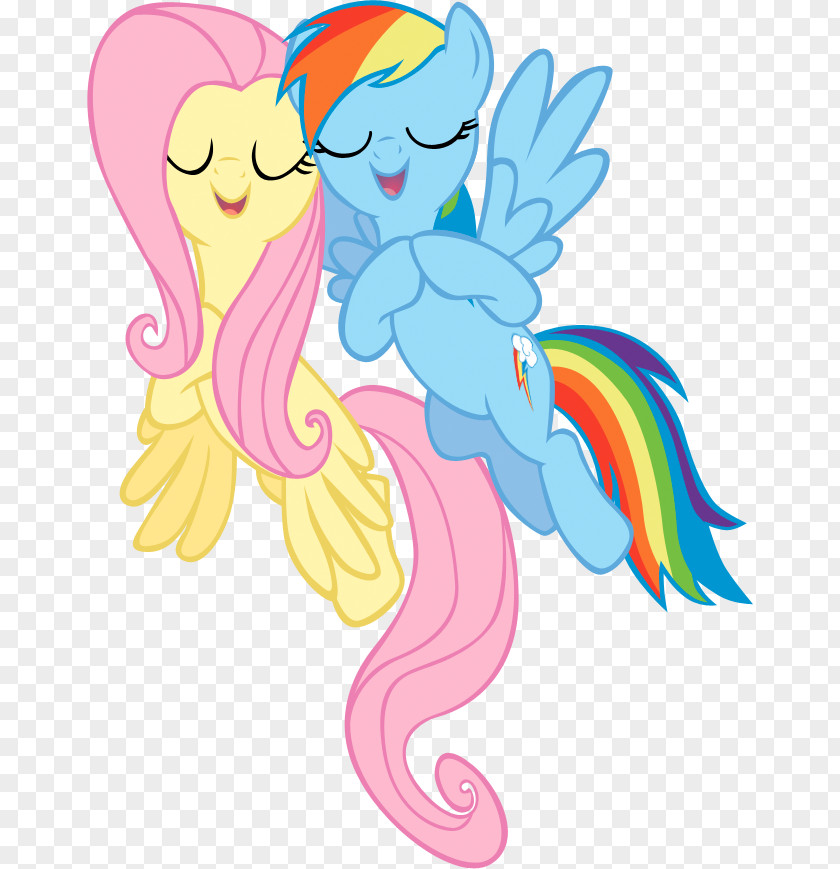 My Little Pony Rainbow Dash Fluttershy Rarity Applejack PNG