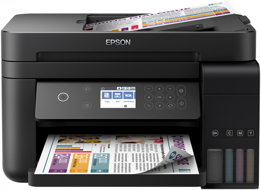 Printer Epson Multi-function Inkjet Printing PNG