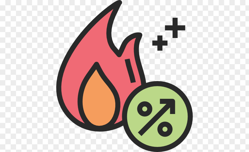 Caloric Icon Illustration PNG