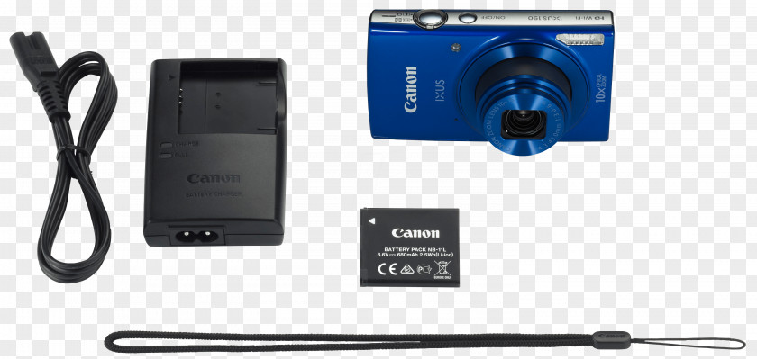 Camera Canon IXUS 190 185 PowerShot ELPH 360 HS IS Point-and-shoot PNG