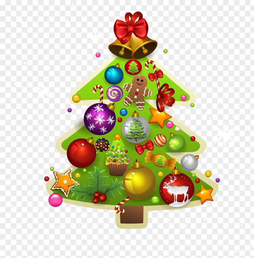 Christmas Tree Ornament Santa Claus Decoration PNG