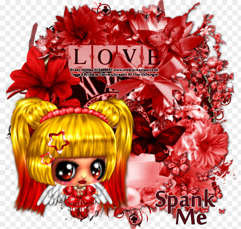 Design Floral Valentine's Day PNG