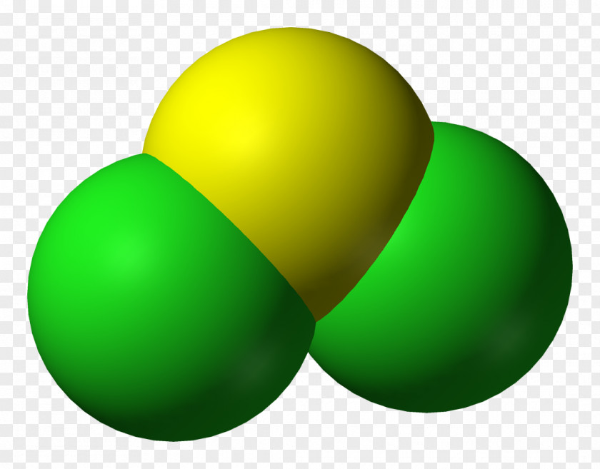 Disulfur Dichloride Molecule PNG