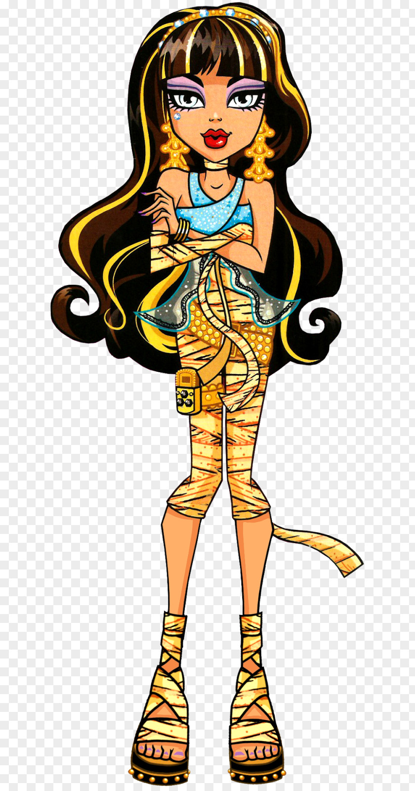 Ghoul Frankie Stein Monster High Cleo De Nile Doll PNG