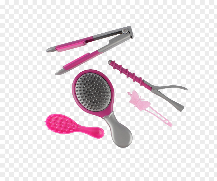 Hair Stylist Brush Pink M PNG