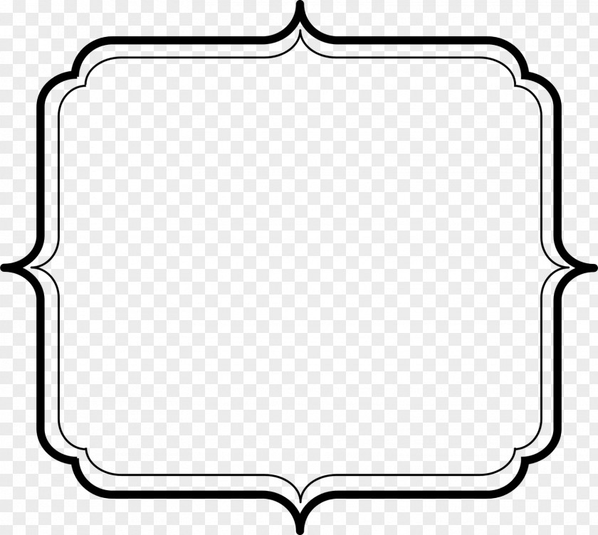 Line Border Picture Frames Clip Art PNG