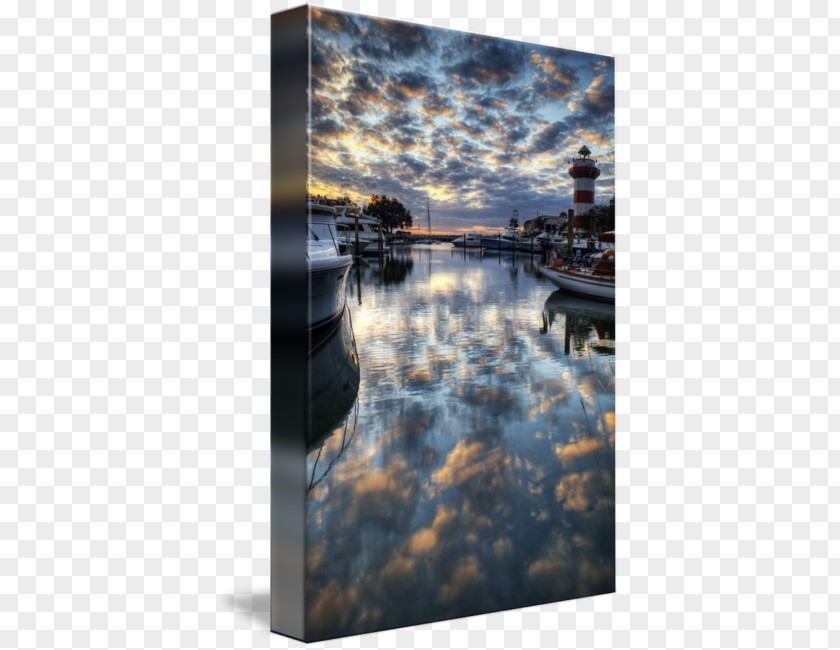 Sunset Sky Shore Sea Picture Frames PNG