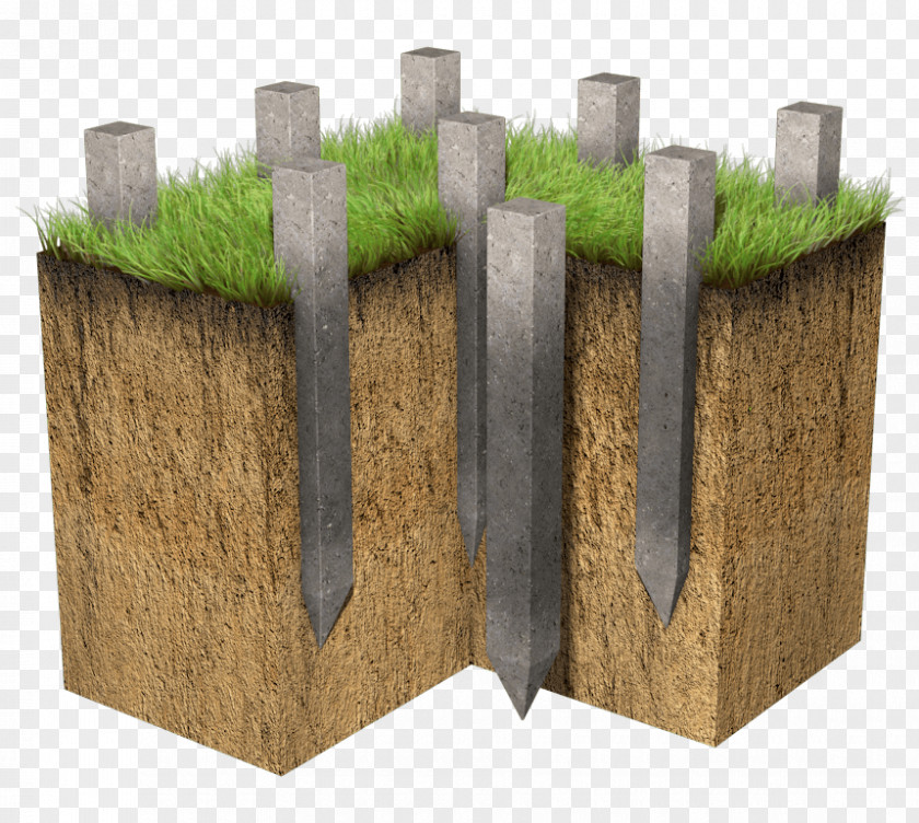 Building Reinforced Concrete Foundation Construction Screw Piles Framing PNG