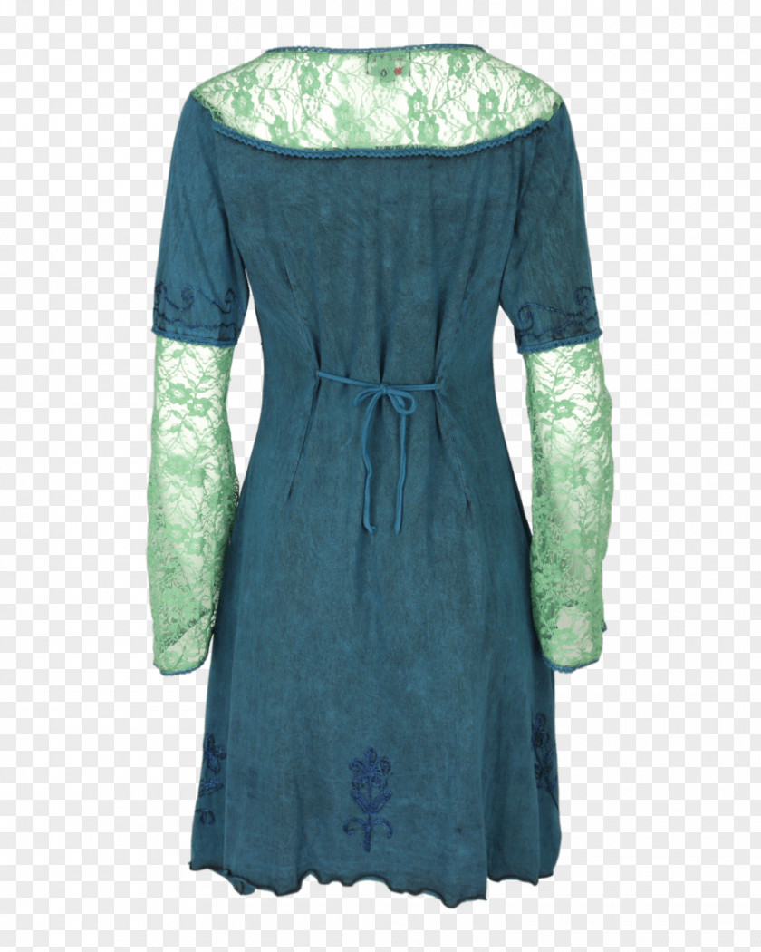 Cocktail Dress Turquoise PNG