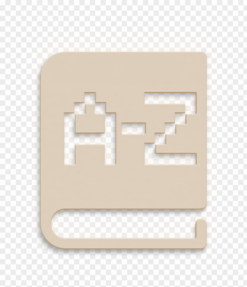 Dictionary Book With Letters A To Z Icon Basic Application PNG