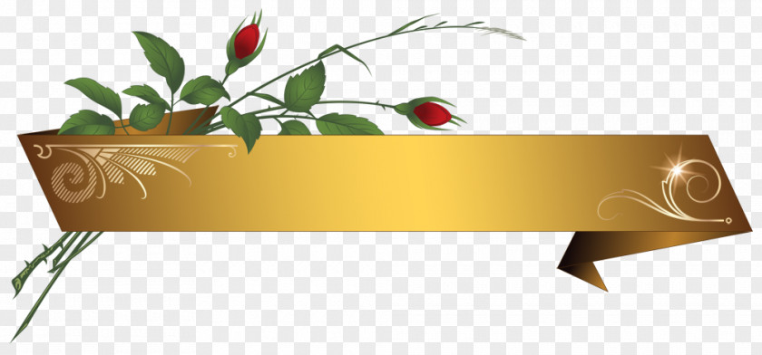 Paper Flower Banner PNG