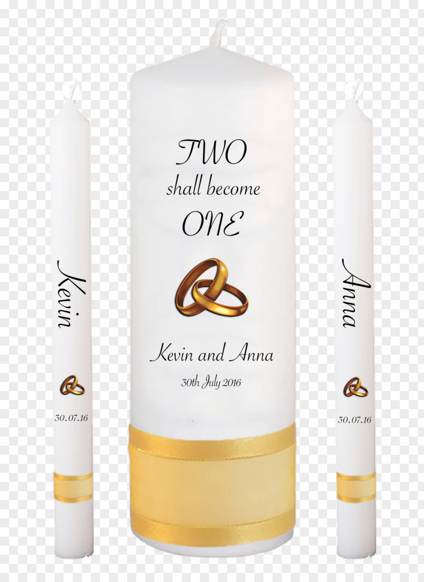Wedding Unity Candle Wax Skin Care PNG