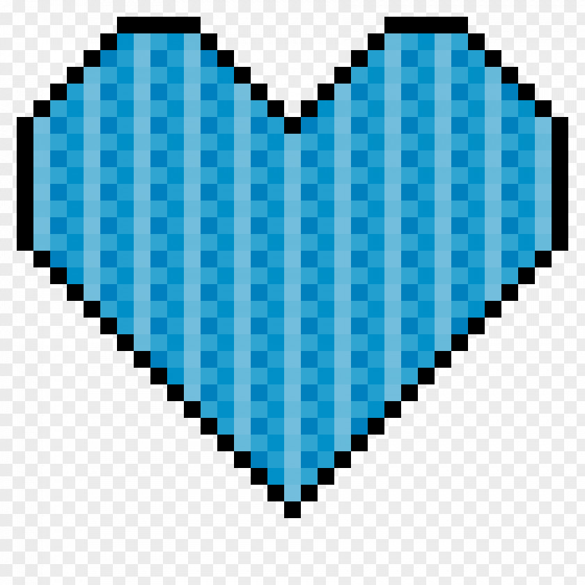 Heart Turquoise Blue Aqua Line PNG