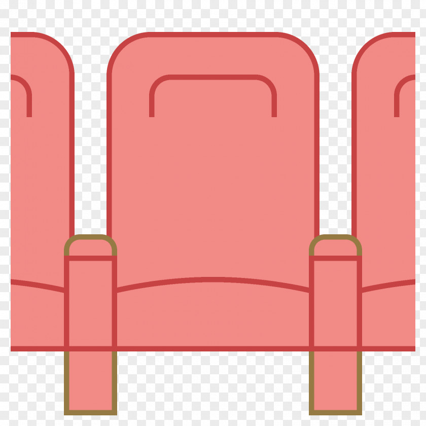 Theater Cinema Chair Seat Clip Art PNG