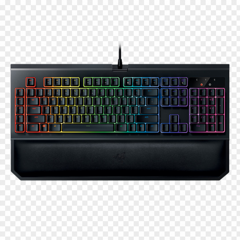 Black Widow Computer Keyboard RAZER Razer BlackWidow Chroma V2 Deutsch Gaming Keypad Inc. PNG
