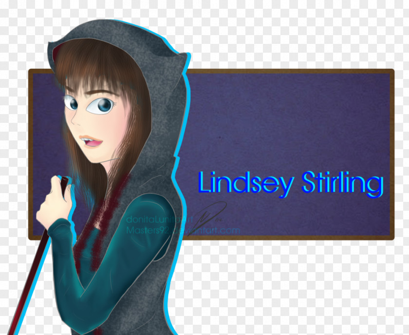 Lindsey Stirling Cartoon Black Hair PNG