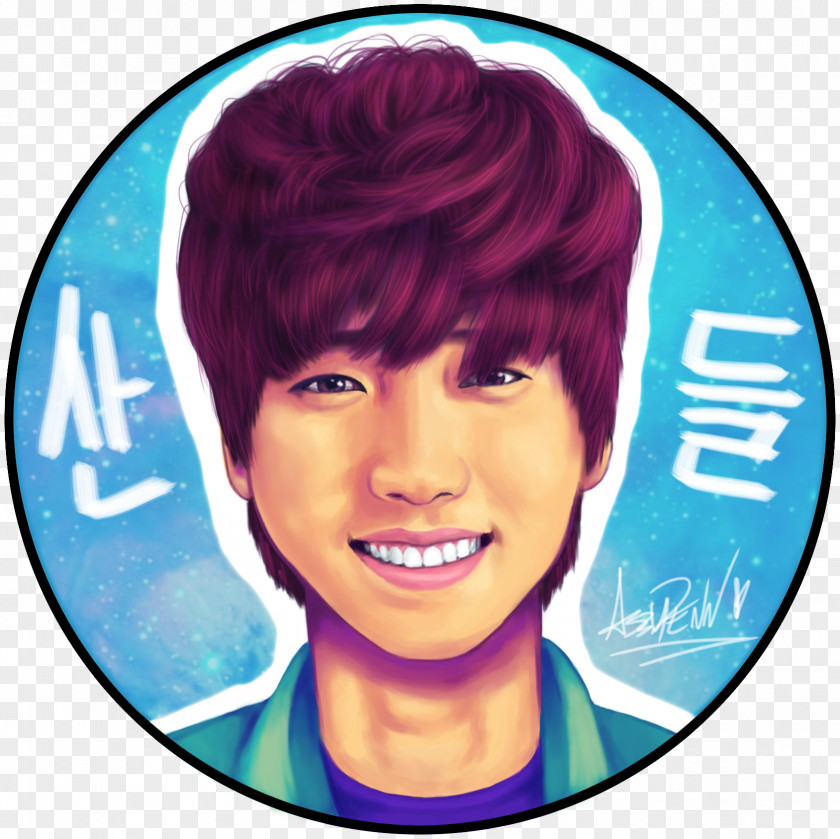 Park Jeonghwa Sandeul South Korea K-pop Fan Art PNG