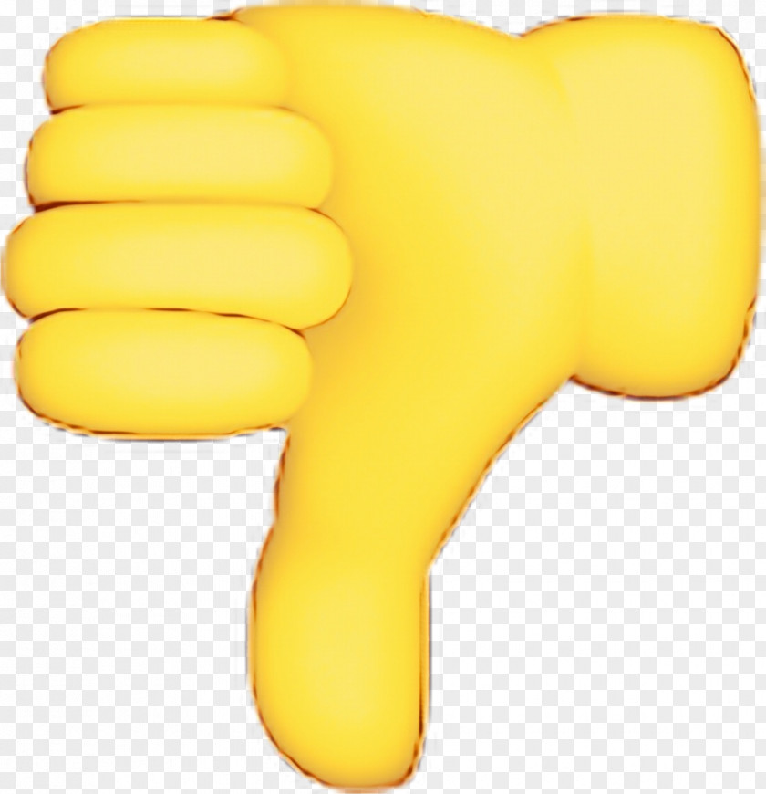 Yellow Material Property Hand Finger PNG