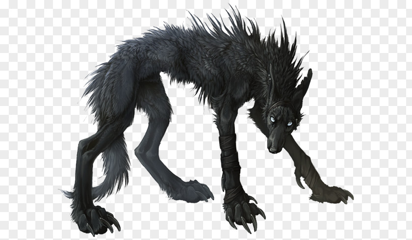 Dog Drawing Werewolf Art Black Shuck PNG