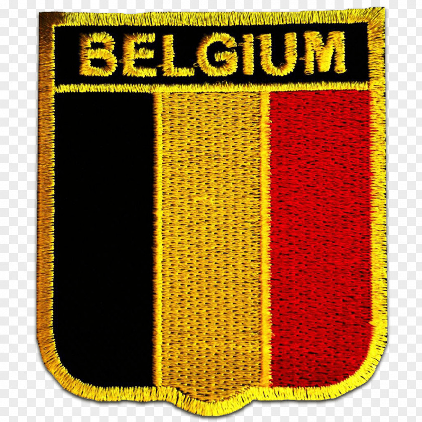 Flag Of Belgium Embroidered Patch Iron-on PNG