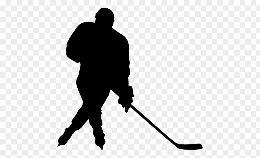 Hockey Silhouette Ice Sport PNG