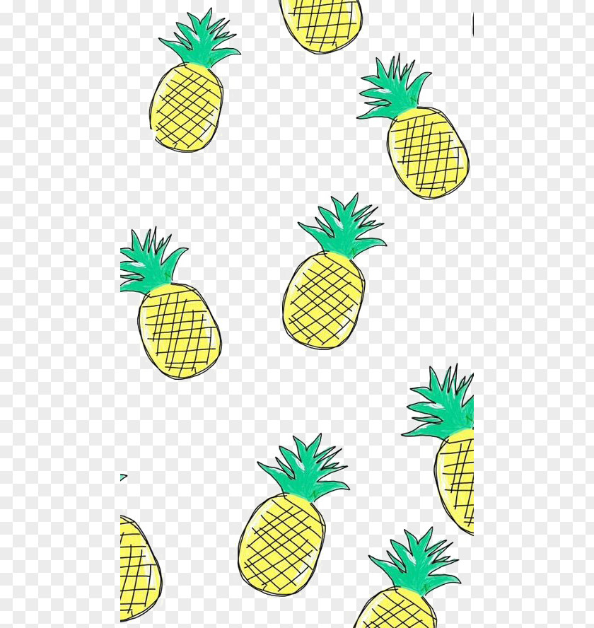 Pineapple Cartoon Shading Background Pizza Cuteness Lock Screen Wallpaper PNG