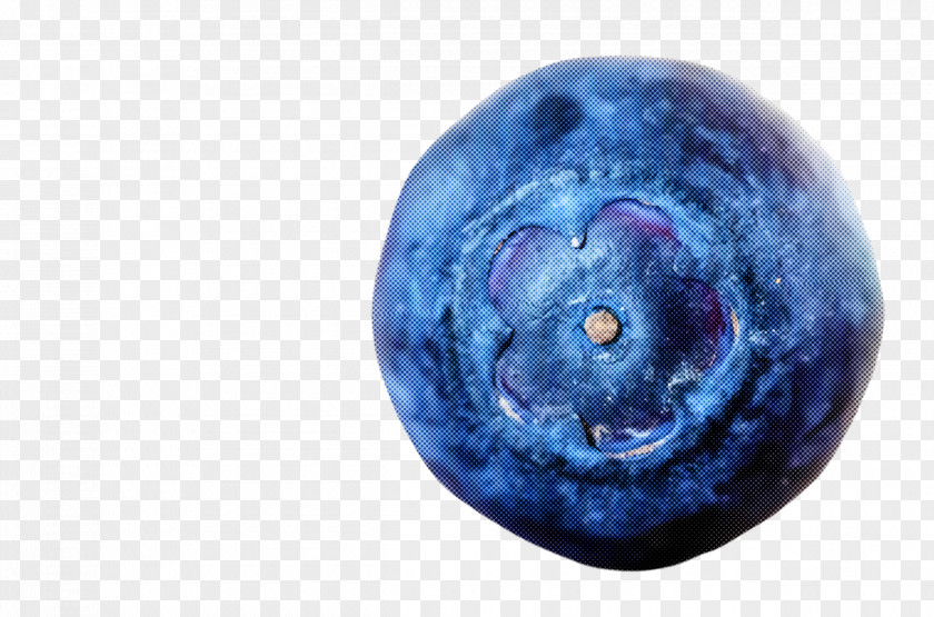 Space Plant Blue Cobalt Sphere PNG