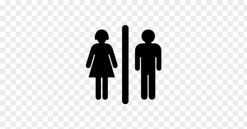 Vector Woman Unisex Public Toilet Bathroom PNG