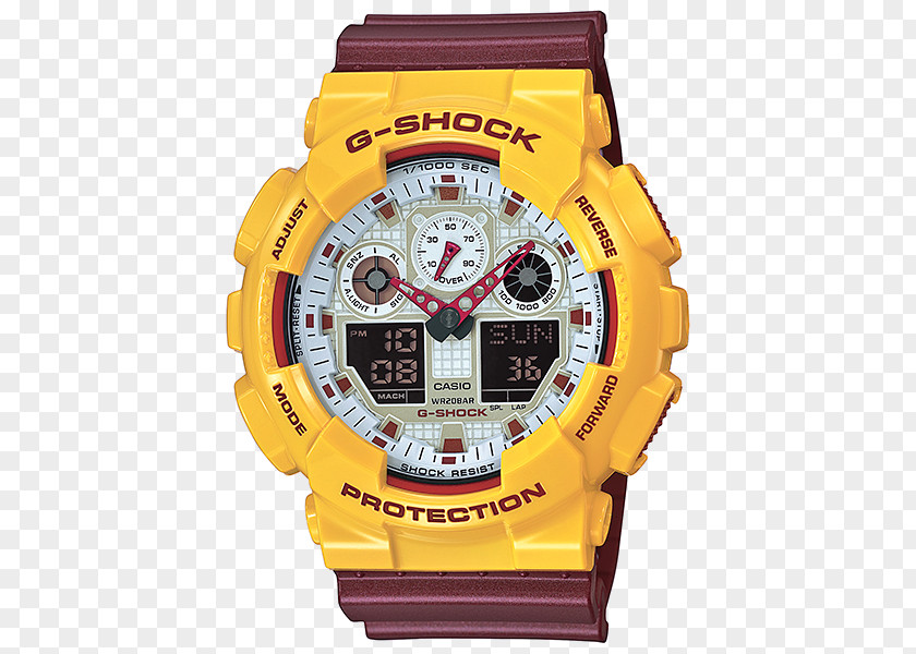 Watch G-Shock Analog Casio Blue PNG