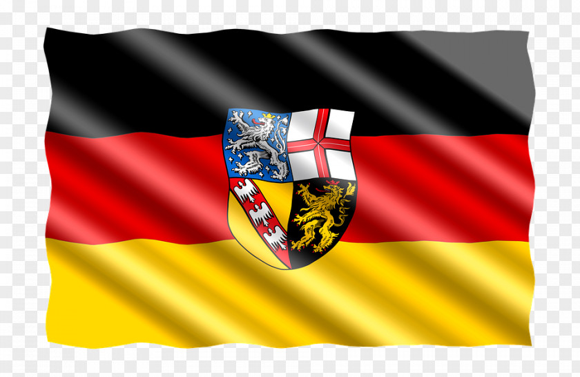 Germany Flag Saarland Police States Of Einstellungstest PNG