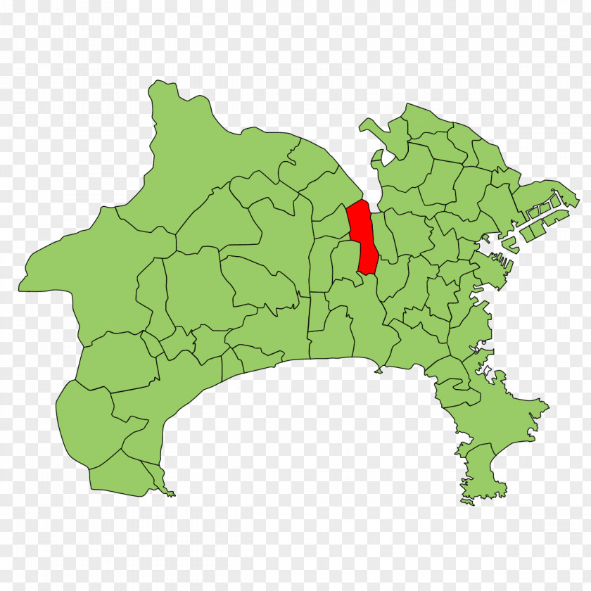 Map Kanagawa-ku, Yokohama Prefectures Of Japan Royalty-free Illustration PNG