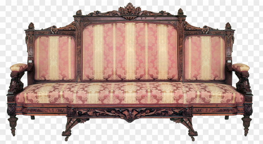 Retro Chair Couch Divan Furniture PNG