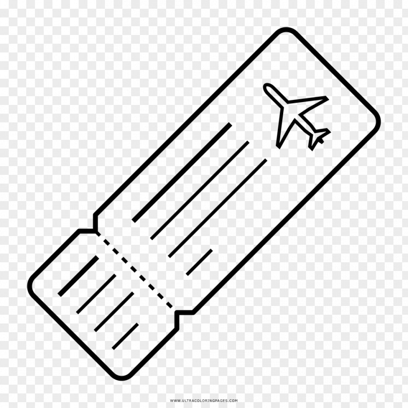 Airplane Drawing Airline Ticket PNG