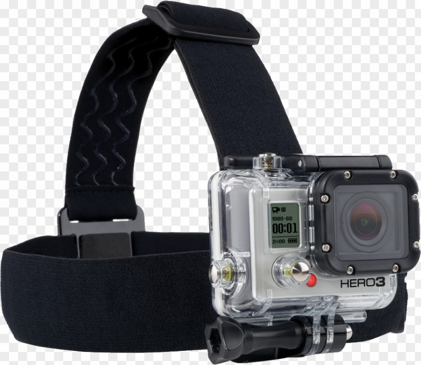 GoPro Camera With Head Strap Hero2 PNG