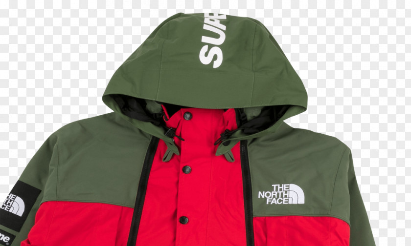 Green Jacket With Hood Hoodie The North Face T-shirt PNG