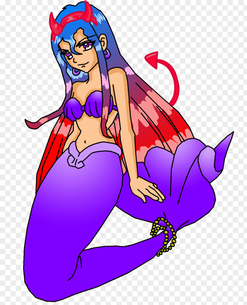 Mermaid Supervillain Clip Art PNG