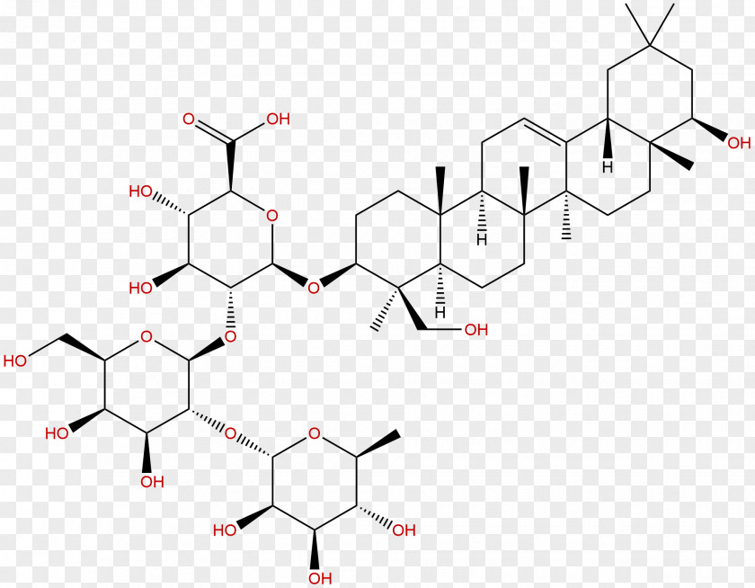 Xanthone Glycyrrhizin Triterpene Maslinic Acid Saponin Oleanolic PNG